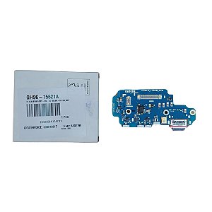 Conector de Carga Samsung S23 Ultra S918 Com Placa Original