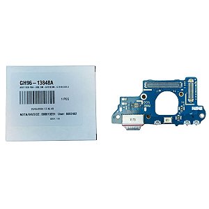 Conector de Carga Samsung S20FE - G781 - Com Placa Original Nova
