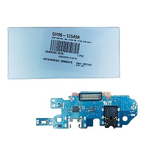 Conector de Carga Samsung A10 - Com Placa Original Nova