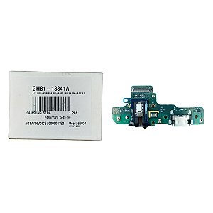 Conector de Carga Samsung A20S - A207 (M14) Com Placa Original
