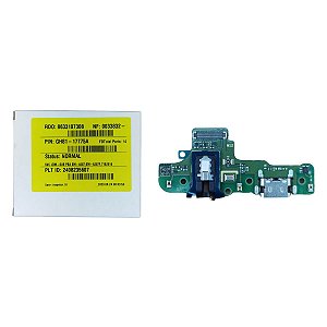 Conector de Carga Samsung A20S - A207 (M12) Com Placa Original