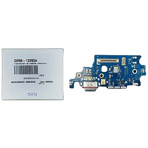 Conector de Carga Samsung S21 Plus - G996 - Com Placa Original Nova