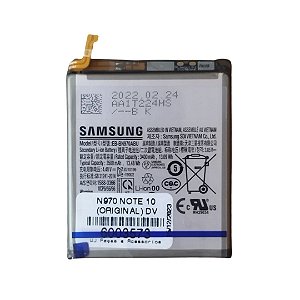 Bateria Samsung N970 NOTE 10  EBBN970ABU  3400MAH - Original  NOVA