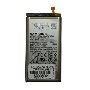 Bateria Samsung G973  S10  EBBG973ABU  - Original Retirada
