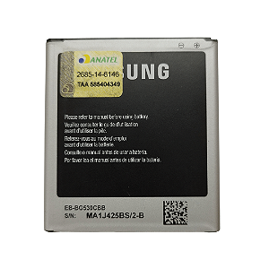 Bateria Samsung G530/J2 PRIME/J3/J5  EBBG530CBB  2600 - Original Retirada