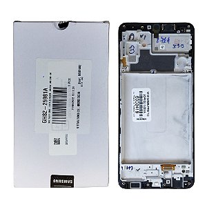 Tela Frontal Touch Display Samsung M32 - M325 - Com aro Preto Original Nova