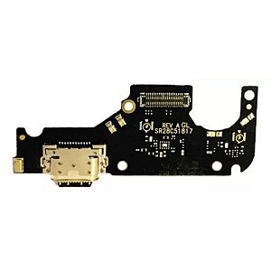 Conector de Carga Com Placa Moto One Hyper - XT2027