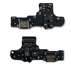 Conector de Carga Samsung A21 - Com Placa Seda