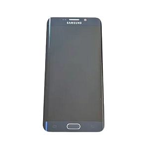 Tela Frontal Samsung S6 Edge Plus G928 Azul - Original Retirada