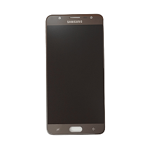 Tela Frontal Samsung G611 - Dourado - J7 Prime 2 - Original Nova