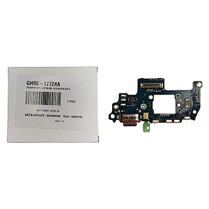 Conector de Carga S24fe - S721 - Com Placa Original