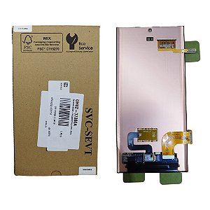 Tela Frontal Samsung S22 Ultra S908 sem aro - Original Nova