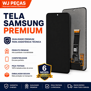 Tela Frontal Samsung A52 - A525/A526 - Com Aro Cinza - Premium