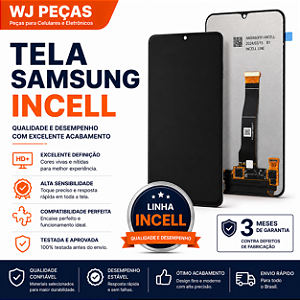 Tela Frontal Samsung A52 - A525 / A52 (5G) - A526 - Com aro Preto - Incell