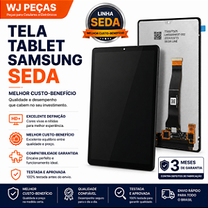 Tela Frontal Samsung P205 - TAB 8.0 - Preto - Seda