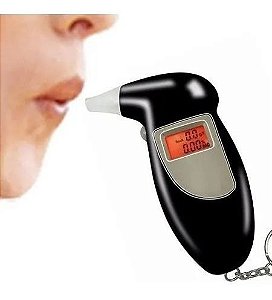 Bafômetro Digital Medidor Profissional Álcool Preto D2835
