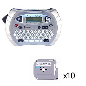 Rotulador Eletrônico Brother PT-70BM +10 Fitas Compatível MK 231