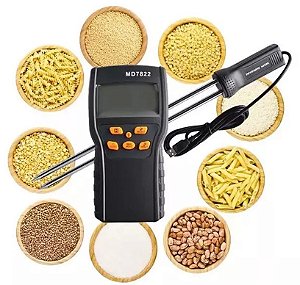 Medidor Digital de Umidade de Grãos Portátil MD-7822