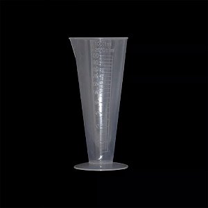 Cilindro Cone Medidor Graduado Plástico Teste 100ml X9080