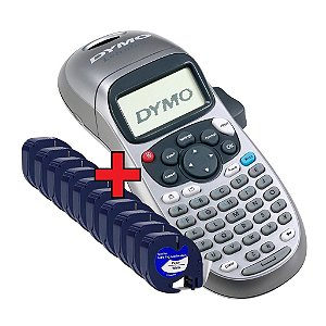 Rotulador Dymo LT100H + 10 Fitas Compatíveis Papel 12mm