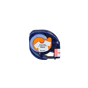 Fita Tecido Compatível Dymo Letratag 18771 Branca 12mm