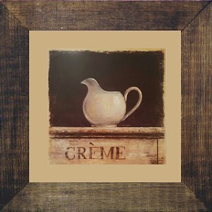Gravura Coleção Cozinha Créme 17,5 x 17,5 cm