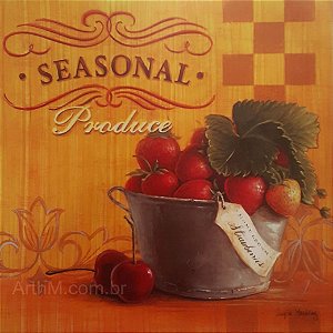Gravura Gourmet Seasonal Produce 30 x 30 cm