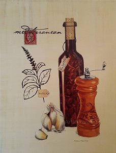 Gravura Coleção Viva l'Italia Mediterranean 21 x 16 cm
