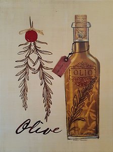 Gravura Coleção Viva l'Italia Olive 21 x 16 cm