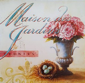 Gravura Coleção Fleurs provence II 40 x 40 cm