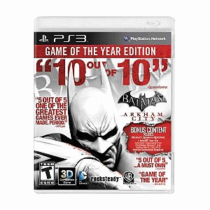 Jogo Batman: Arkham Asylum (Goty) - Mídia Física - Ps3