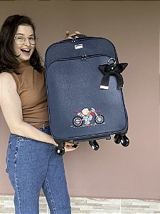 Mala de rodinhas personalizado Luíza