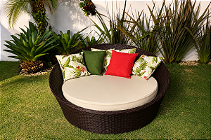 Chaise Garden Fibra Sintética e Alumínio Diâmetro 1,60.