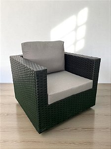 Sofá em fibra Sintética e Alumínio modelo Box