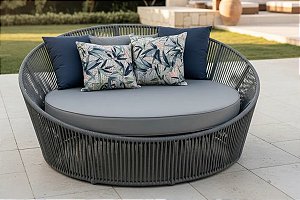Chaise Corda Náutica e Alumínio Diâmetro 170cm modelo Summer