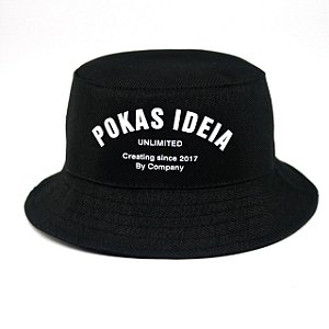 Bucket Hat Pokas Ideia  Black