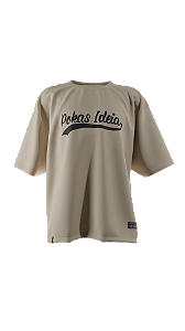 Camiseta Oversized Pokas Ideia Off White