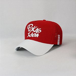 Bone Trucker Pokas Ideia Red furado a laser