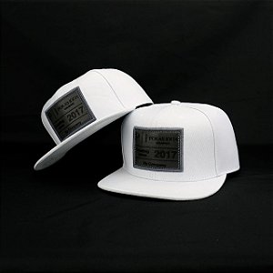 BONÉ SNAPBACK ABA RETA WHITE PI 2017