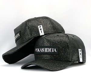 Boné Snapback Brilho Preto