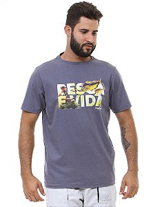 CAMISETA BÁSICA MASCULINA PESCA É VIDA