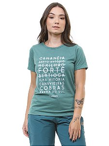 CAMISETA BÁSICA FEMININA PESCA MAR