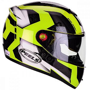 Capacete Peels Icon Dash Citrus com Branco