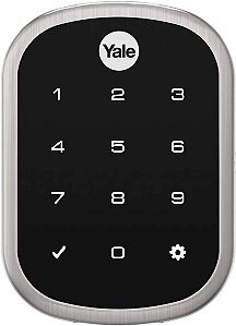 Combo Yale - Fechadura Yrd 256 RL com Hub e Zigbee integrado Preto ônix/ Cromo Acetinado