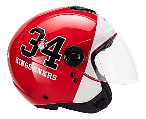 Capacete Peels Freeway American Kings Vermelho