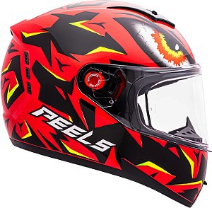 Capacete Peels Icon Maus Vermelho com Preto