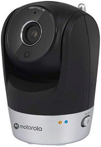 Câmera de Segurança WiFi Motorola MDY2500PT Vista Panorâmica 360º e inclinação de 180° 1080P hd, Camera ip Sem Fio com Áudio Bidirecional, Detecção de Movimento, Baba Eletronica para Bebê, Pet, Idoso