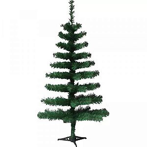 Arvore de Natal Tradicional Pinheiro Canadense Verde 90cm 90 Galhos