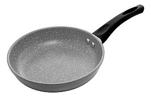 Frigideira de Indução em Alumínio com Revestimento Cerâmico Granilite Cinza 24cm