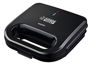 Sanduicheira Mallory Supreme Toast Placas Antiaderentes que Cortam o Pão 127V